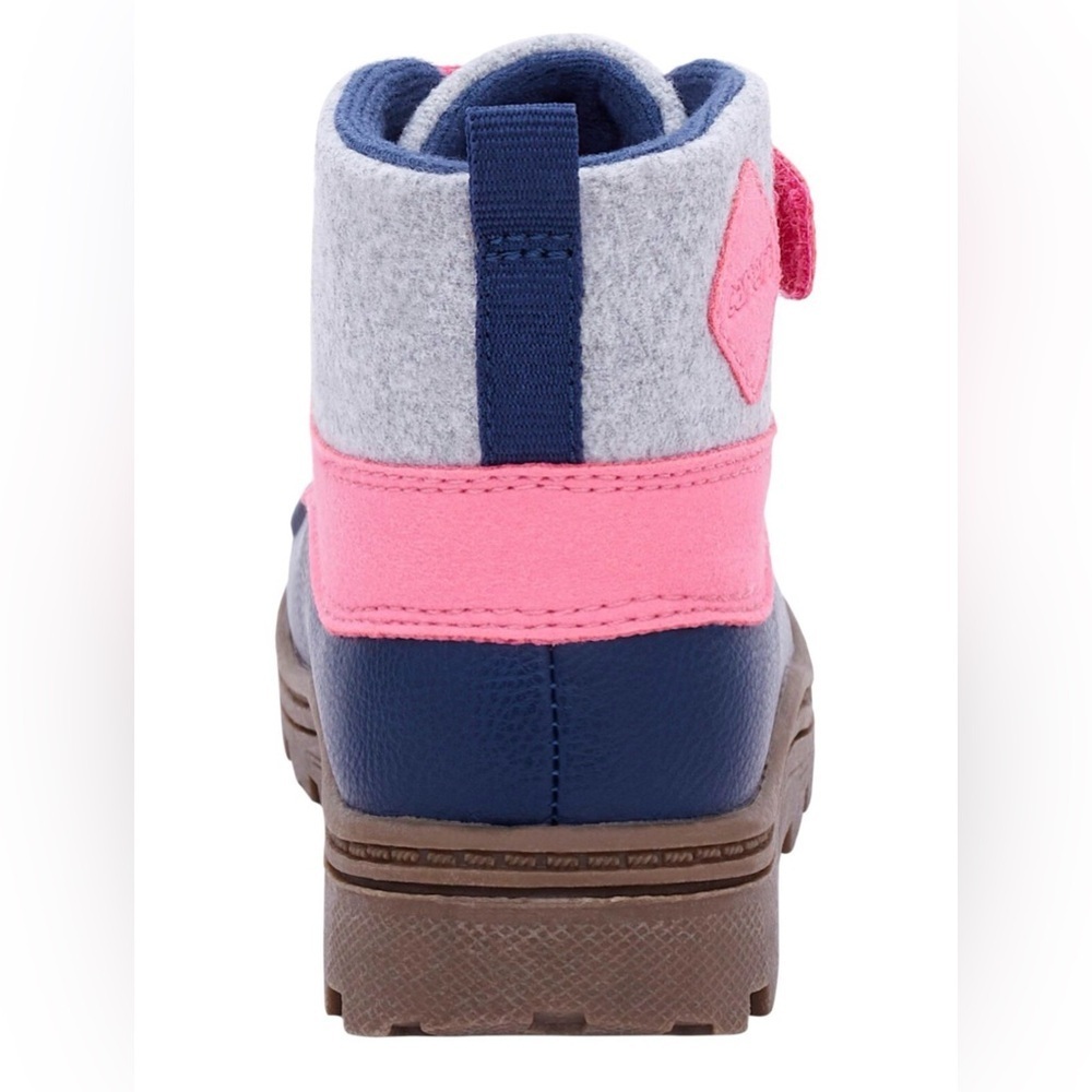CARTER’S Toddler Pink and Grey Duck Boots – Size 5 | NWOT (New Without Tags) - Picture 6 of 8
